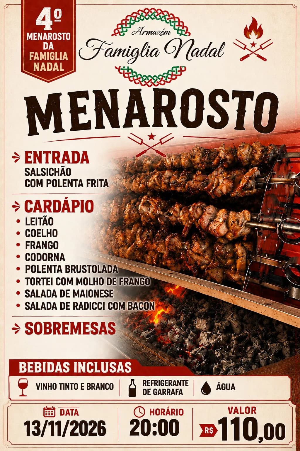 4° Menarosto da Famiglia Nadal